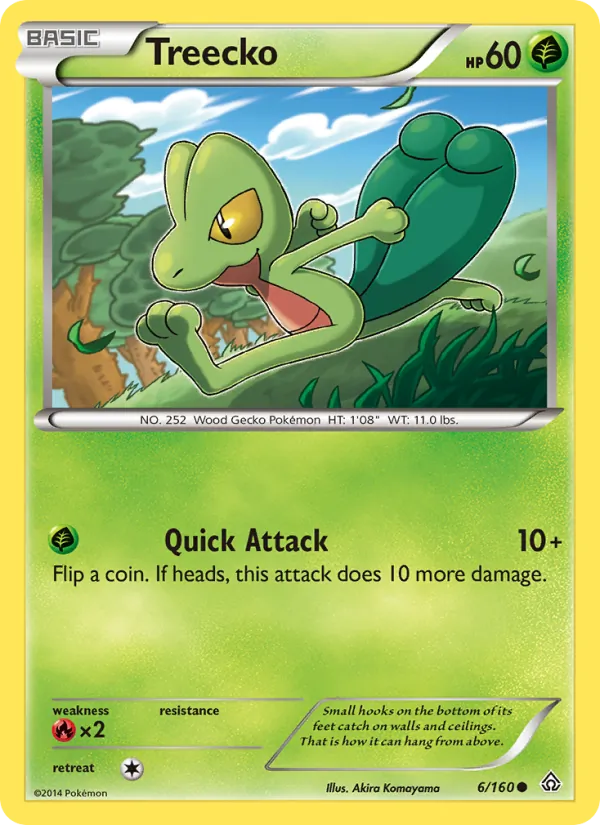 Treecko #6 – Primal Clash card