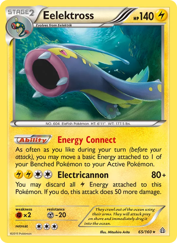 Eelektross #65 – Primal Clash card