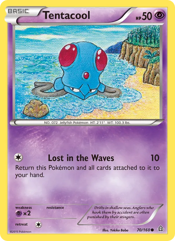 Tentacool #70 – Primal Clash card