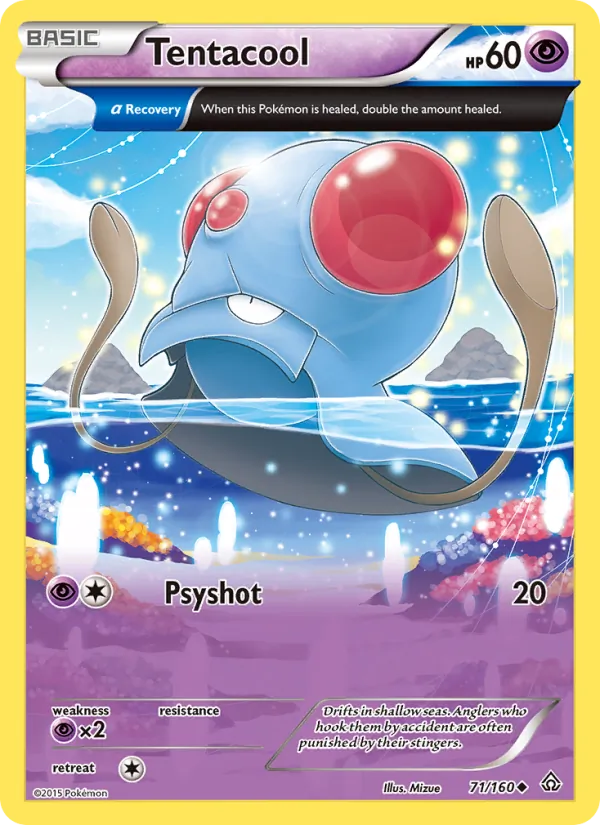 Tentacool #71 – Primal Clash card