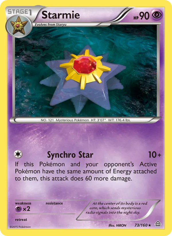 Starmie #73 – Primal Clash card