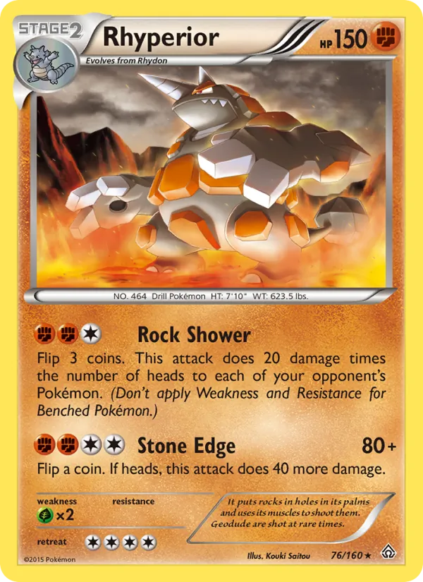 Rhyperior #76 – Primal Clash card