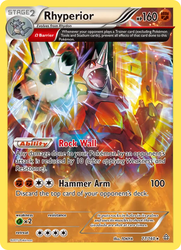Rhyperior #77 – Primal Clash card