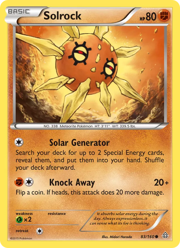 Solrock #83 – Primal Clash card