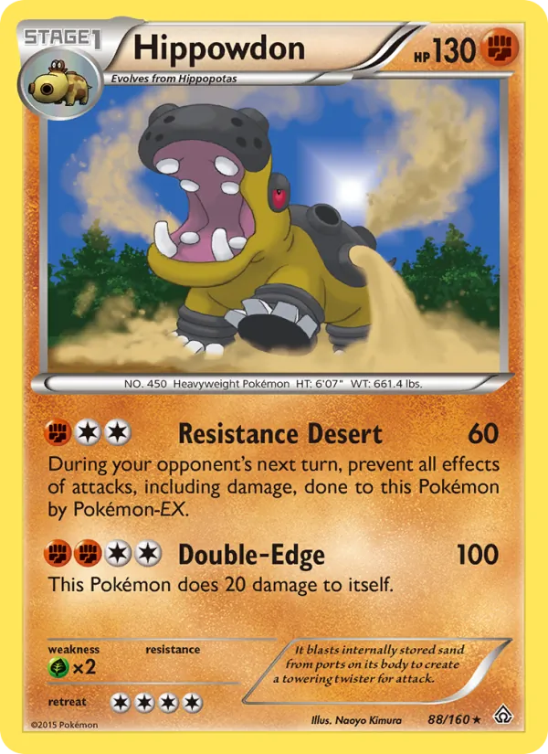 Hippowdon #88 – Primal Clash card