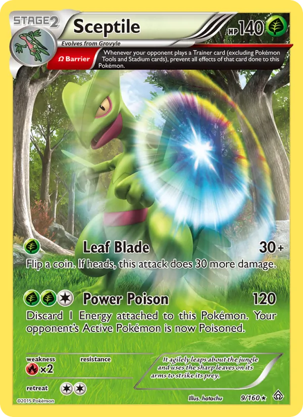 Sceptile #9 – Primal Clash card