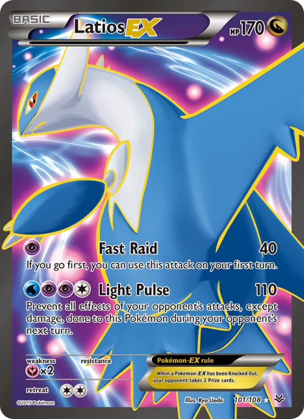 Latios EX #101 – Roaring Skies card