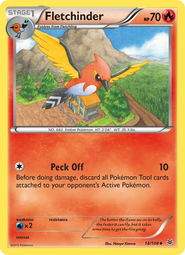 Fletchinder #14 – Roaring Skies card