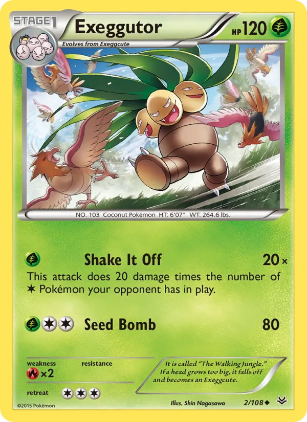 Exeggutor #2 – Roaring Skies card
