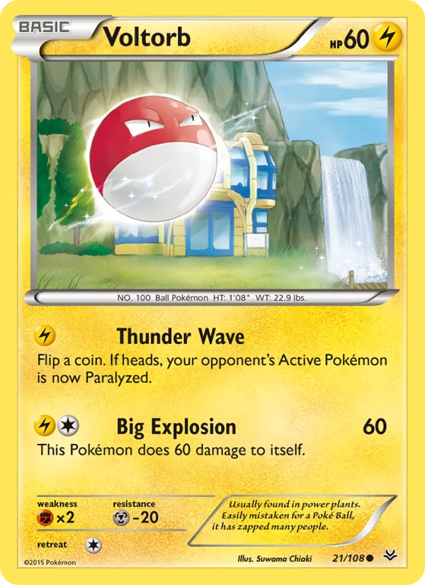 Voltorb #21 – Roaring Skies card