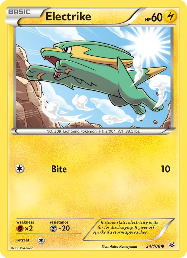 Electrike #24 – Roaring Skies card