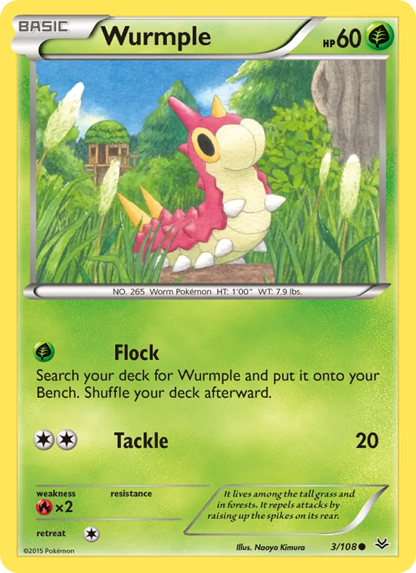 Wurmple #3 – Roaring Skies card