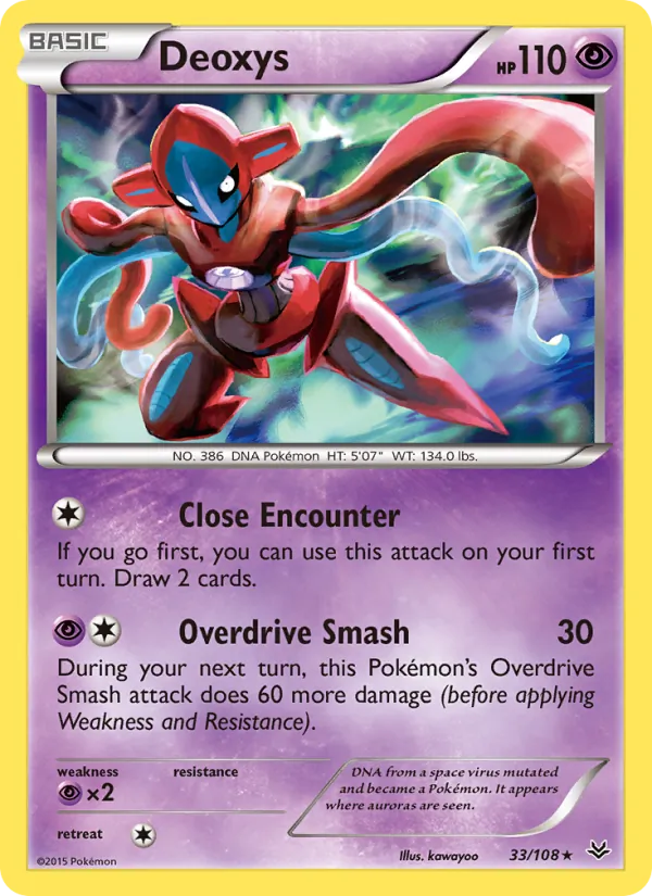 Deoxys #33 – Roaring Skies card