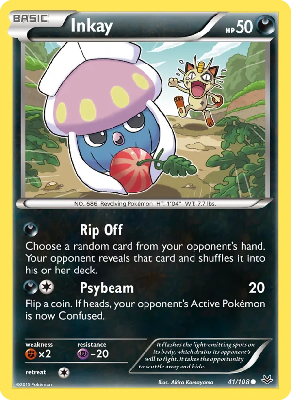 Inkay #41 – Roaring Skies card