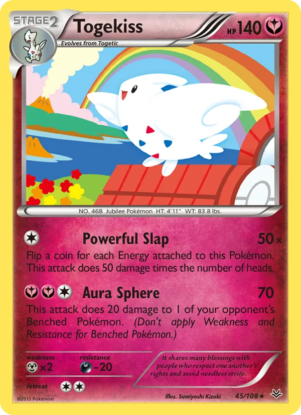 Togekiss #45 – Roaring Skies card