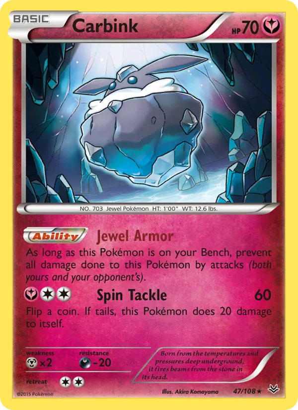 Carbink #47 – Roaring Skies card