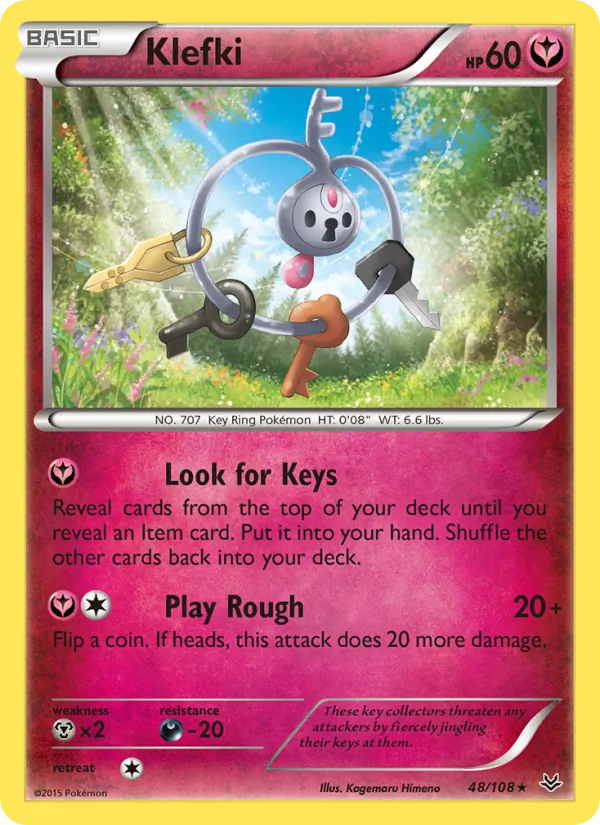 Klefki #48 – Roaring Skies card