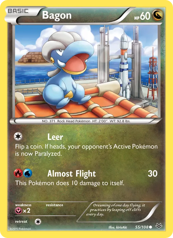 Bagon #55 – Roaring Skies card