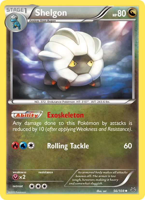 Shelgon #56 – Roaring Skies card