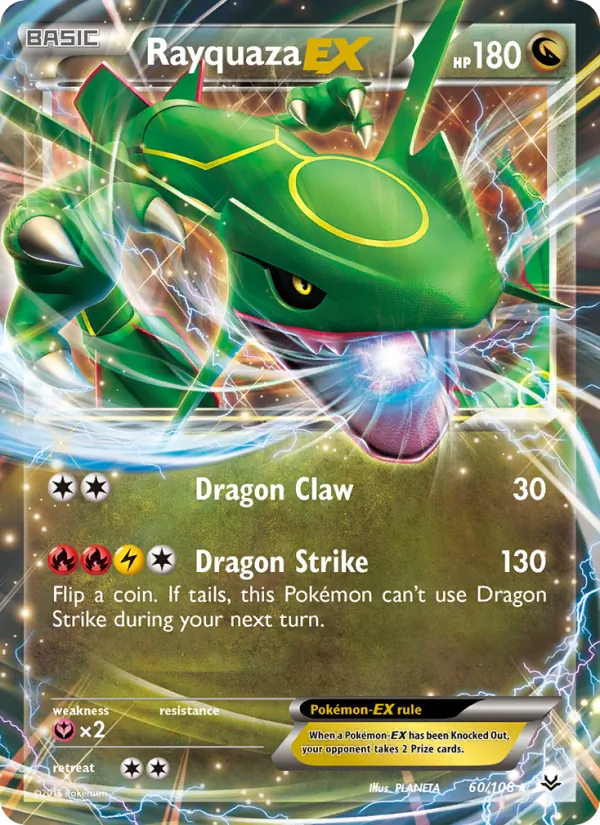Rayquaza EX #60 – Roaring Skies card