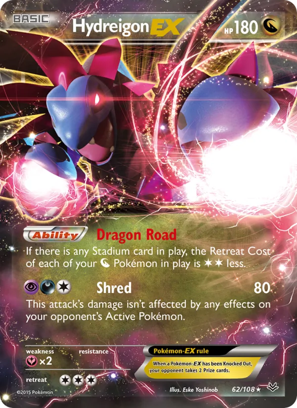 Hydreigon EX #62 – Roaring Skies card