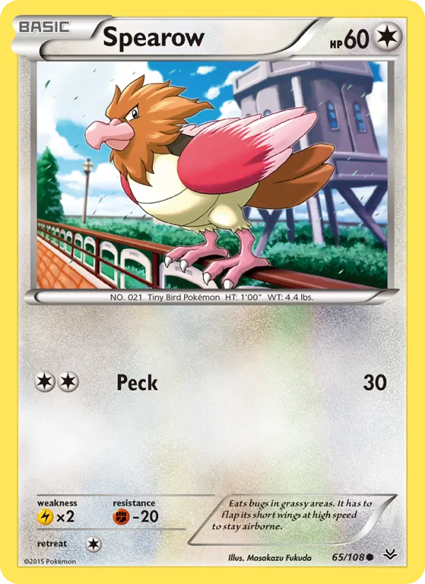 Spearow #65 – Roaring Skies card