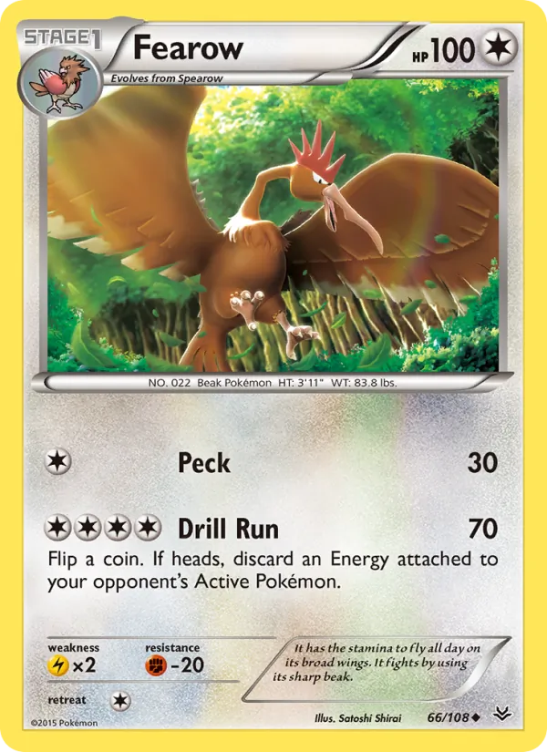 Fearow #66 – Roaring Skies card