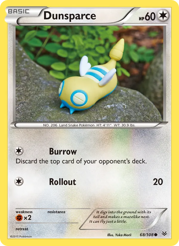 Dunsparce #68 – Roaring Skies card