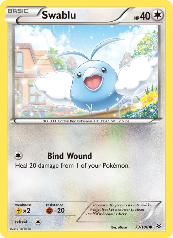 Swablu #73 – Roaring Skies card