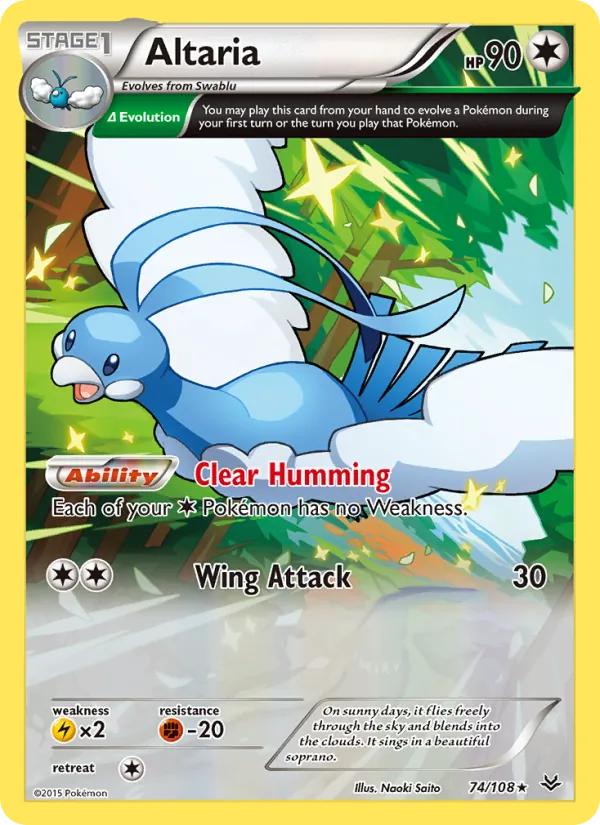 Altaria #74 – Roaring Skies card