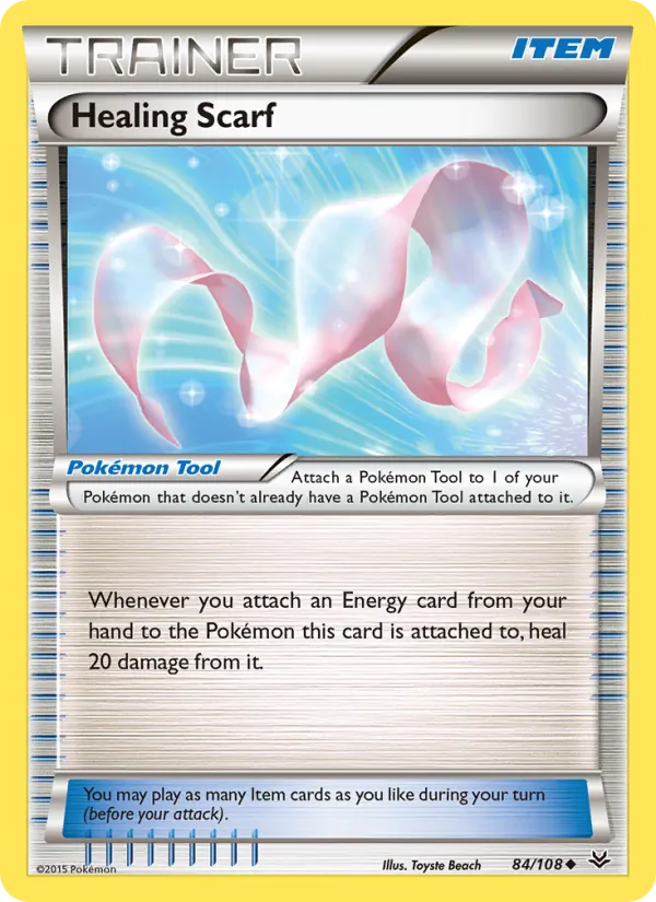 Healing Scarf #84 – Roaring Skies card
