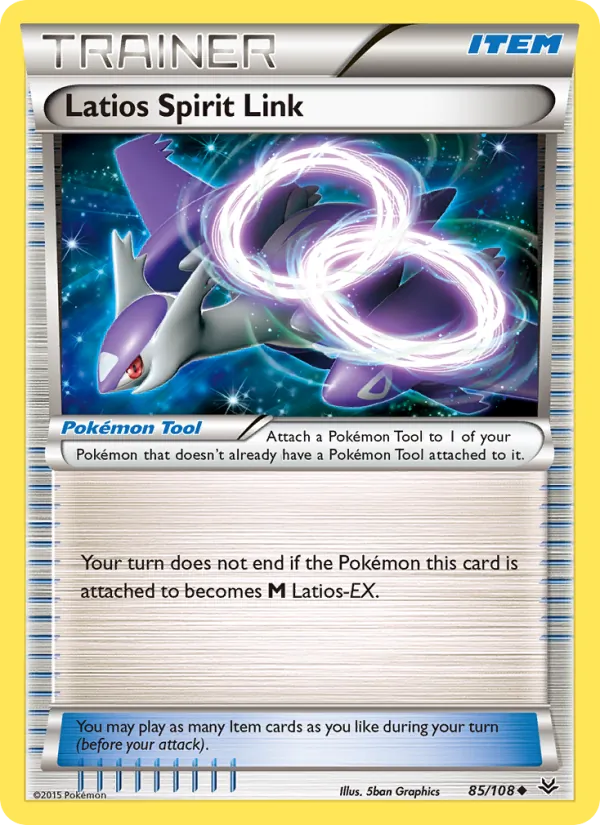 Latios Spirit Link #85 – Roaring Skies card
