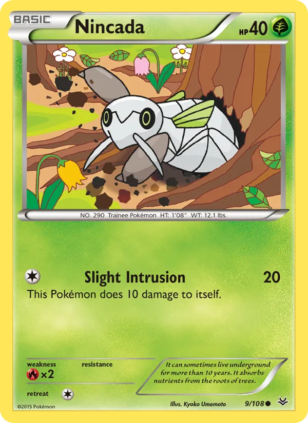 Nincada #9 – Roaring Skies card
