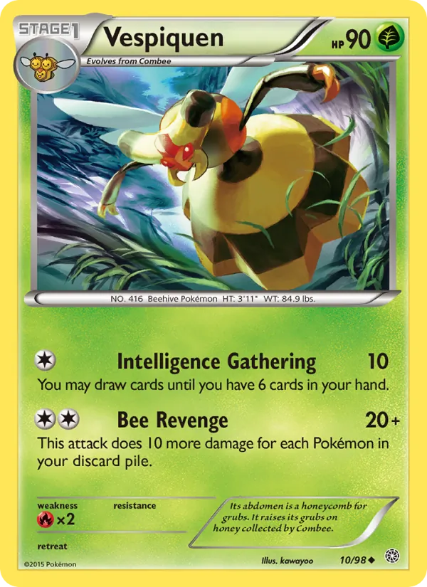 Vespiquen #10 – Ancient Origins card