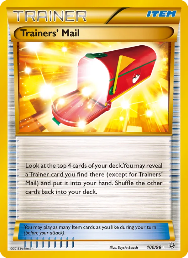 Trainers' Mail #100 – Ancient Origins card