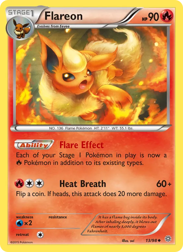 Flareon #13 – Ancient Origins card