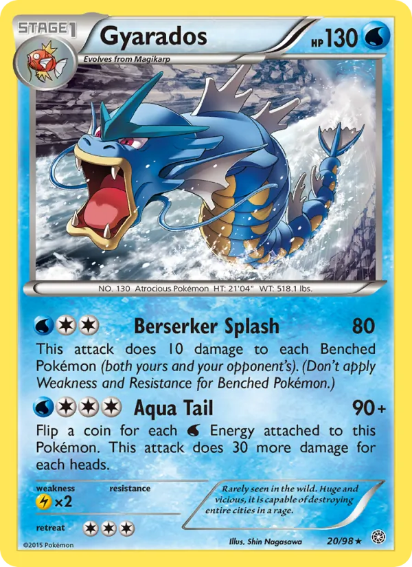 Gyarados #20 – Ancient Origins card