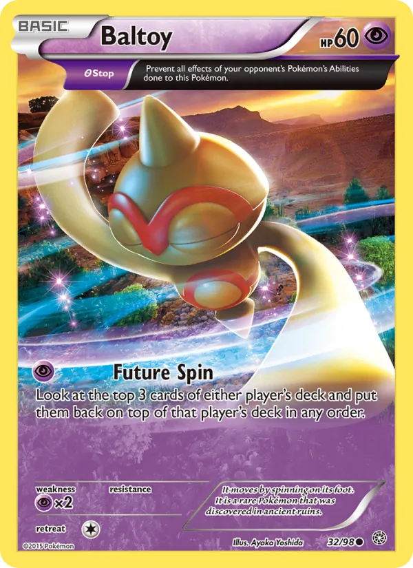 Baltoy #32 – Ancient Origins card