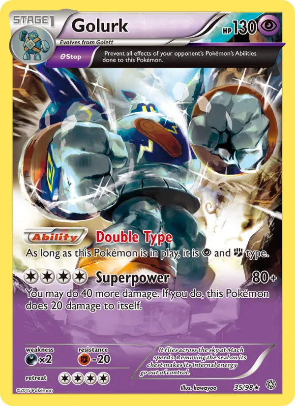 Golurk #35 – Ancient Origins card