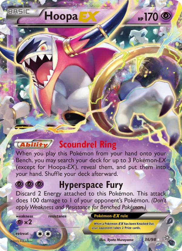 Hoopa EX #36 – Ancient Origins card