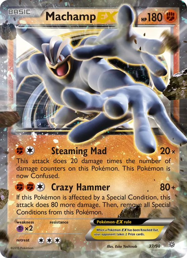 Machamp EX #37 – Ancient Origins card