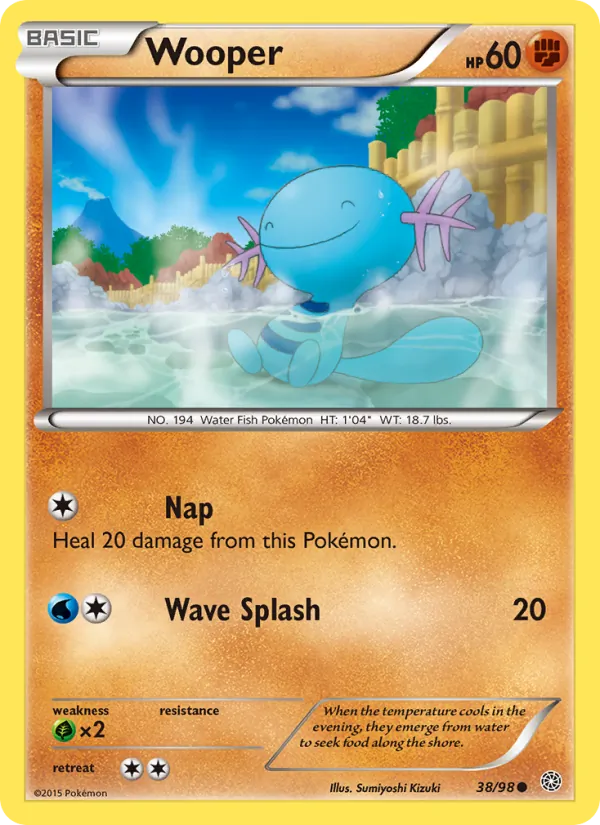 Wooper #38 – Ancient Origins card