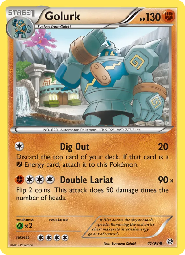 Golurk #41 – Ancient Origins card