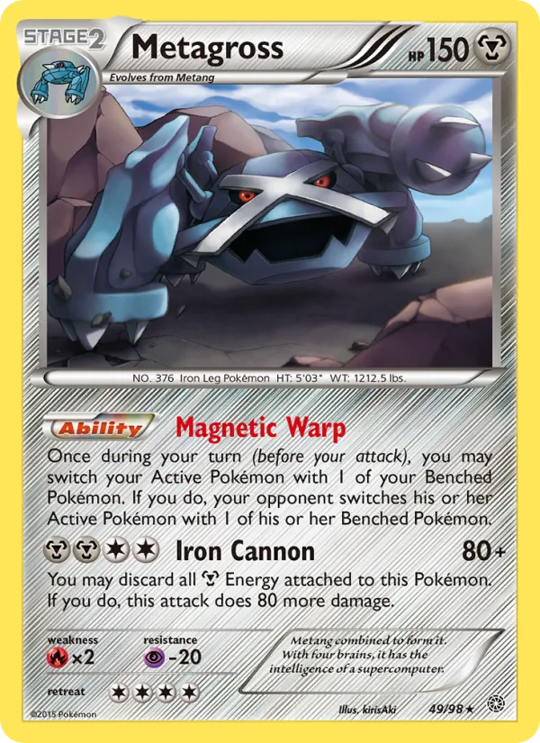 Metagross #49 – Ancient Origins card