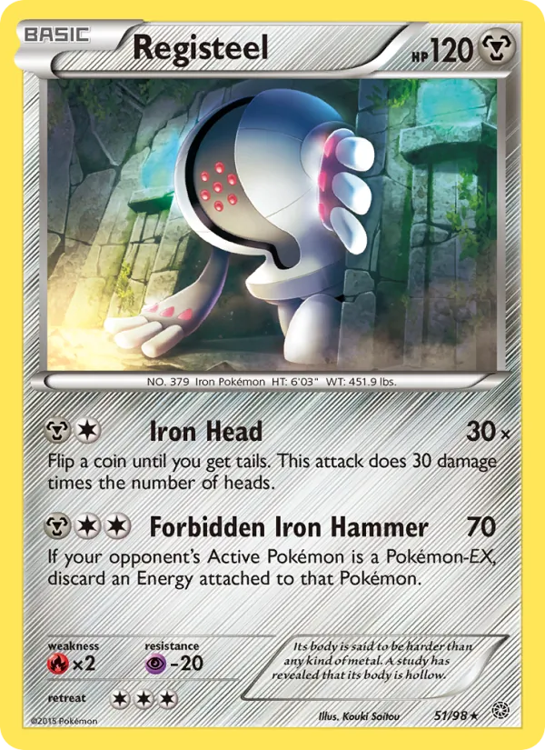 Registeel #51 – Ancient Origins card