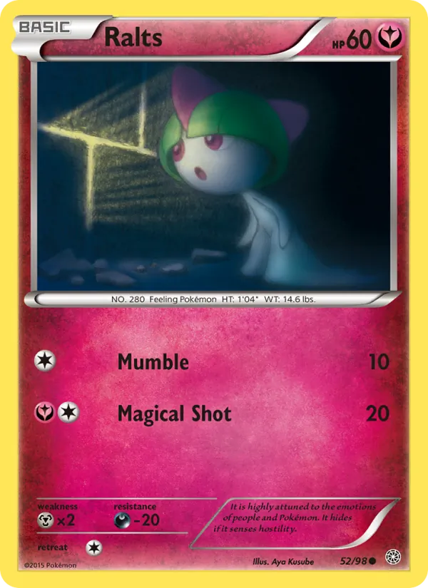 Ralts #52 – Ancient Origins card
