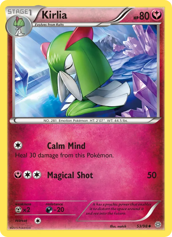 Kirlia #53 – Ancient Origins card