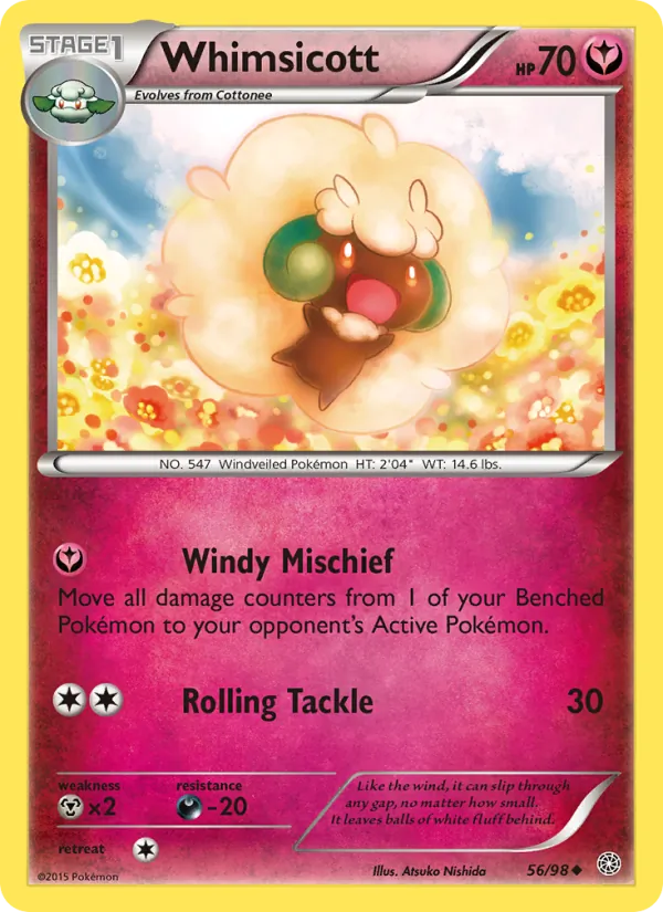 Whimsicott #56 – Ancient Origins card