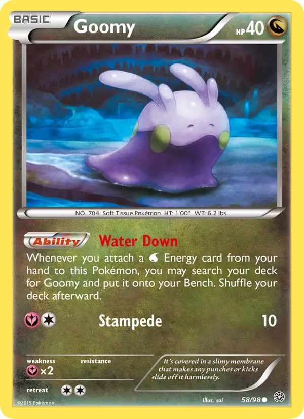 Goomy #58 – Ancient Origins card