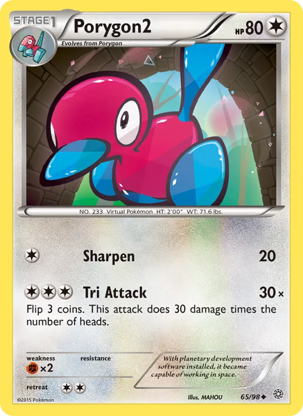 Porygon2 #65 – Ancient Origins card